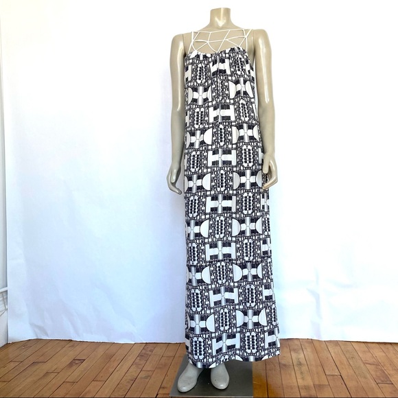 MAURIE & EVE RETRO PRINT MAXI DRESS - Picture 2 of 14